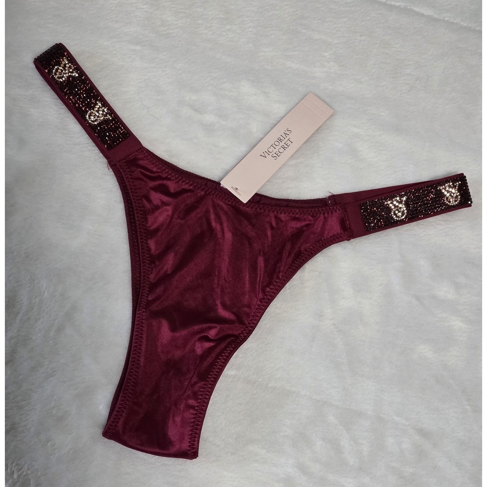 Victoria's Secret Womens XS Very Sexy Shine Strap Brazilian Panty Underwear